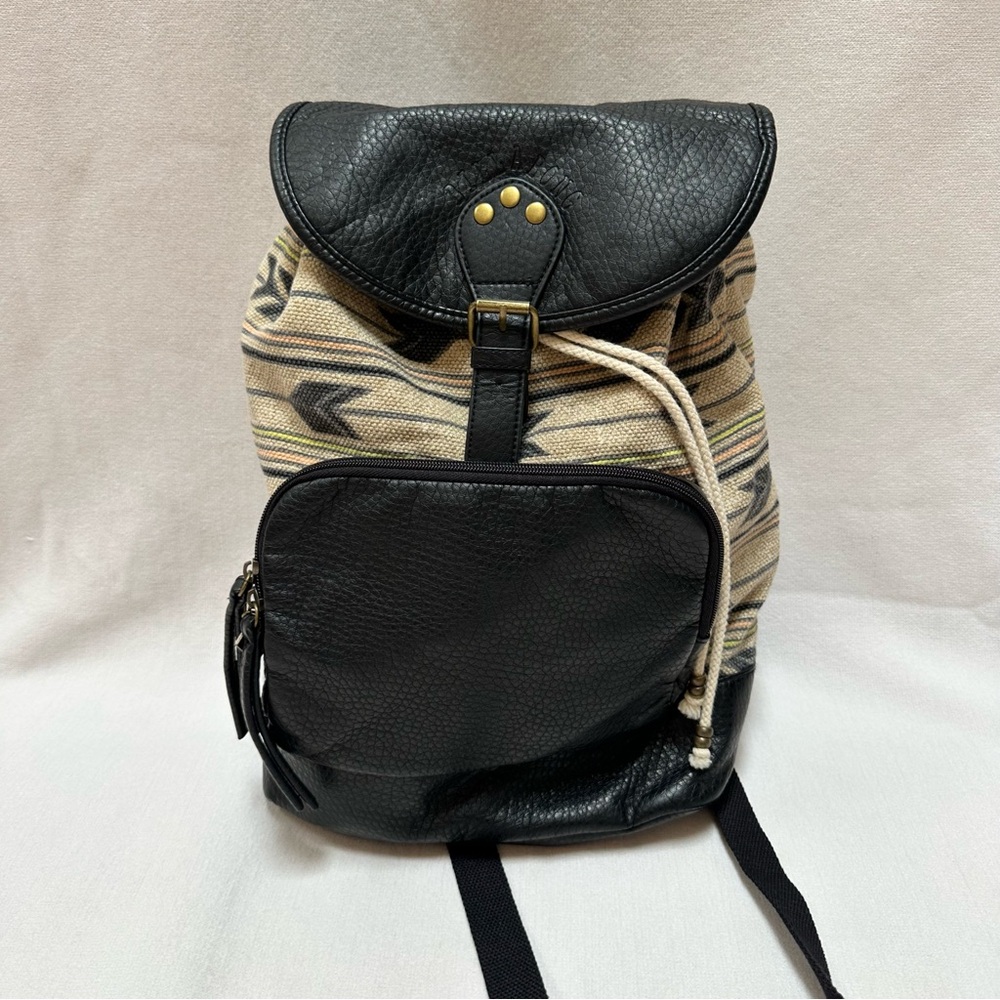 Billabong Black and Tan Backpack